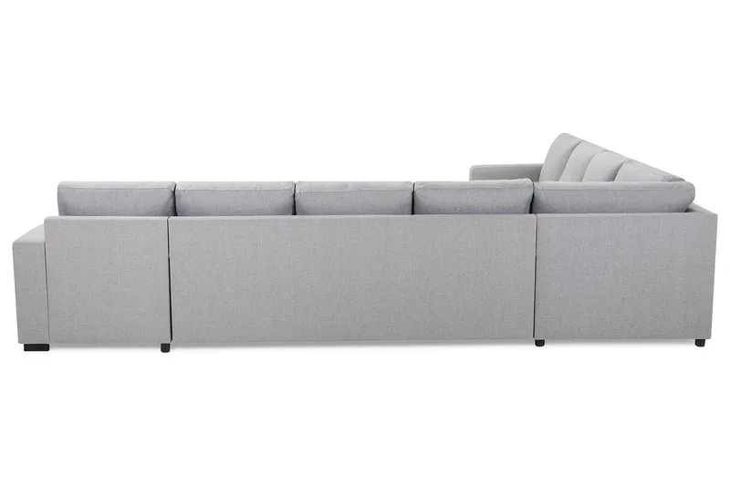 Crazy 7-sits Vändbar U-formad XX-Large Hörnsoffa med divan i Tyg - Grå - Products - Möbler - Soffa - Hörnsoffa