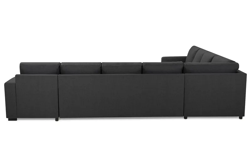 Crazy 7-sits Vändbar U-formad XX-Large Hörnsoffa med divan i Tyg - Mörkgrå - Products - Möbler - Soffa - Hörnsoffa