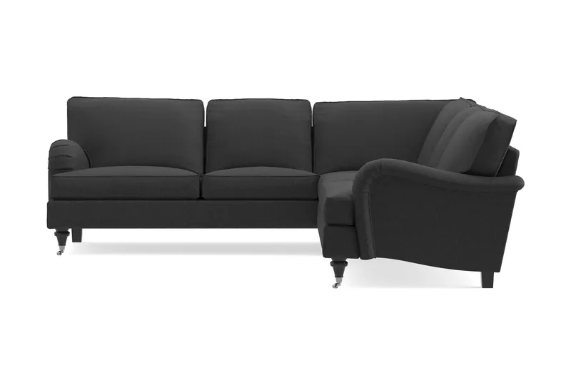 Howard Classic 6-sits L-formad Hörnsoffa i Tyg - Mörkgrå - Products - Möbler - Soffa - Hörnsoffa