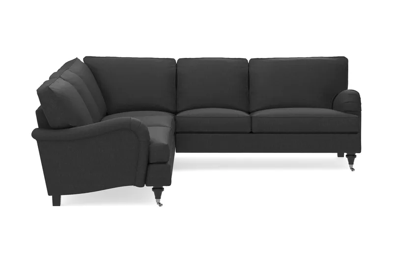 Howard Classic 6-sits L-formad Hörnsoffa i Tyg - Mörkgrå - Products - Möbler - Soffa - Hörnsoffa