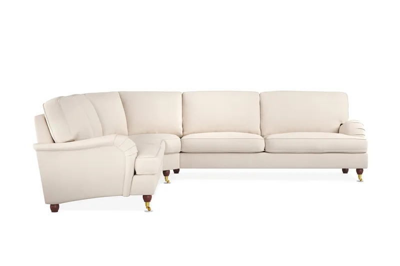 Howard Lyx 6-sits Högervänd L-formad Hörnsoffa i Manchester - Beige - Products - Möbler - Soffa - Hörnsoffa