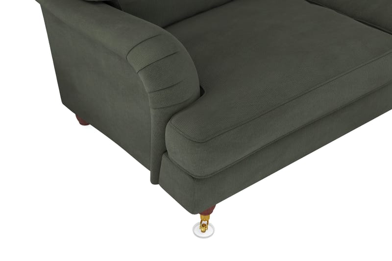 Howard Lyx 6-sits Högervänd L-formad Hörnsoffa i Manchester - Mörkgrön - Products - Möbler - Soffa - Hörnsoffa