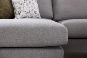 Trend 5-sits Högervänd U-formad Hörnsoffa med divan i Tyg - Grå - Products - Möbler - Soffa - Hörnsoffa