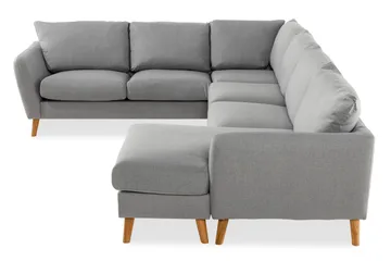 Trend 5-sits Högervänd U-formad Hörnsoffa med divan i Tyg - Grå - Products - Möbler - Soffa - Hörnsoffa
