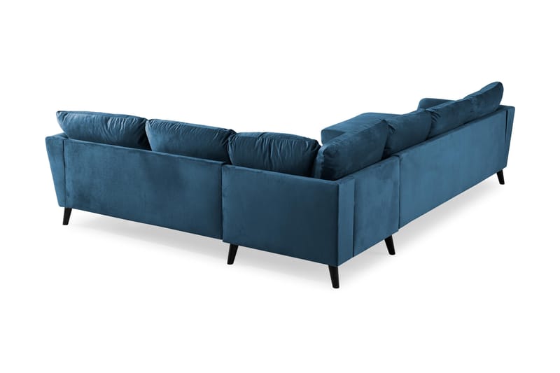Trend 5-sits Vänstervänd U-formad Hörnsoffa med divan i Sammet - Blå - Products - Möbler - Soffa - Hörnsoffa