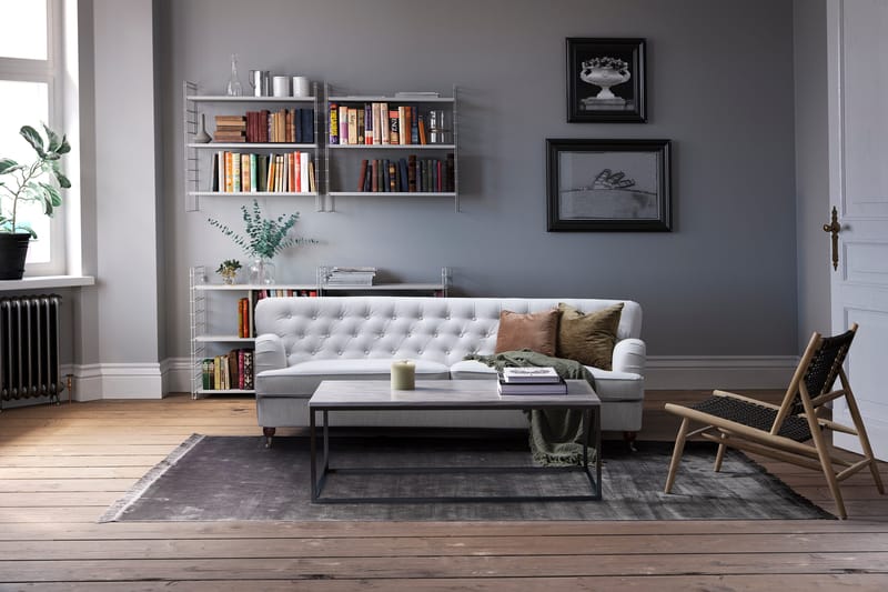 Howard 3-sits Tygsoffa - Grå - Products - Möbler - Soffa - 3 sits soffa