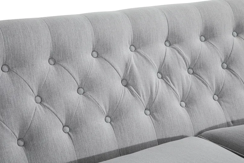 Howard 3-sits Tygsoffa - Grå - Products - Möbler - Soffa - 3 sits soffa