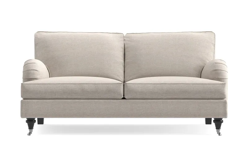 Howard Classic 2-sits Tygsoffa, Beige