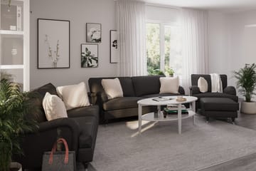 Howard Classic 2-sits Tygsoffa - Mörkgrå - Products - Möbler - Soffa - 2 sits soffa
