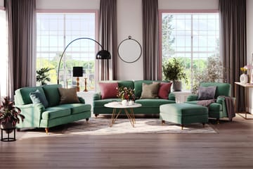Howard Lyx 2-sits Sammetssoffa - Mörkgrön - Products - Möbler - Soffa - Sammetssoffa