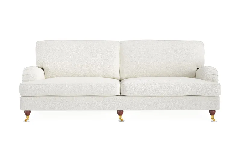 Howard Lyx 4-sits Soffa i Boucl é, Vit