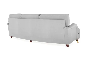 Howard Lyx 4-sits Svängd Tygsoffa - Ljusgrå - Products - Möbler - Soffa - Howardsoffa