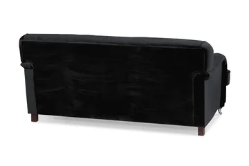 Howard Riviera 2-sits Sammetssoffa - Svart - Products - Möbler - Soffa - Sammetssoffa