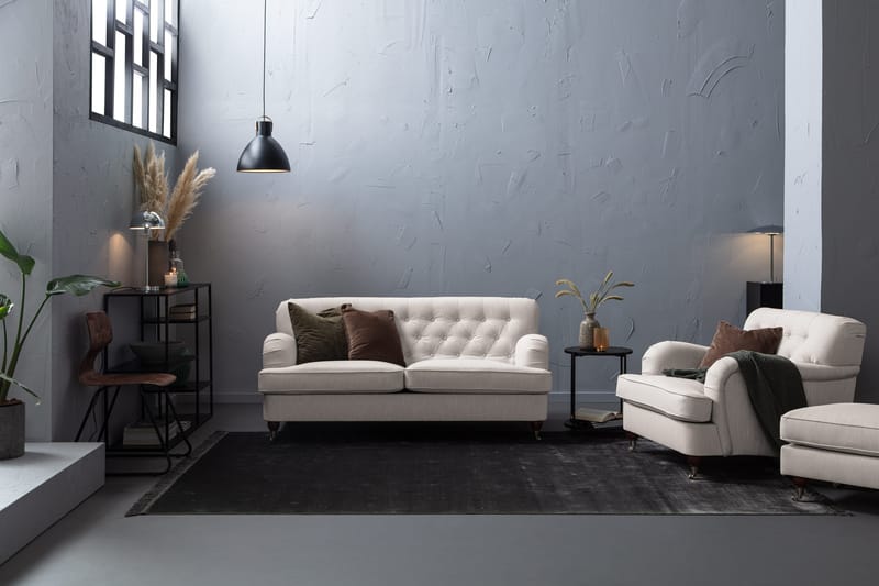 Howard Riviera 2-sits Tygsoffa - Ljusgrå - Products - Möbler - Soffa - 2 sits soffa