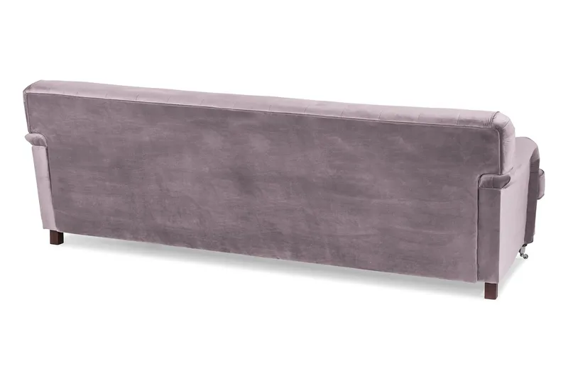 Howard Riviera 3-sits Svängd Sammetssoffa - Lila - Products - Möbler - Soffa - 3 sits soffa