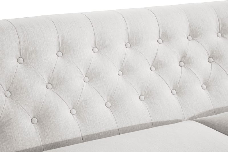 Howard Riviera 3-sits Svängd Tygsoffa - Ljusgrå - Products - Möbler - Soffa - 3 sits soffa