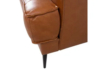 Leo Soffa - Ljusbrun - Products - Möbler - Soffa - Skinnsoffa