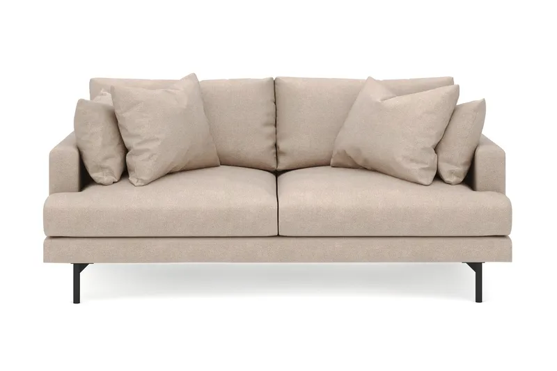 Menard 3-sits Djup Tygsoffa, Beige