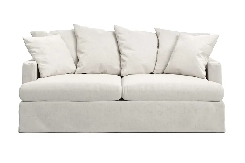 Menard 3-sits Djup Tygsoffa, Beige