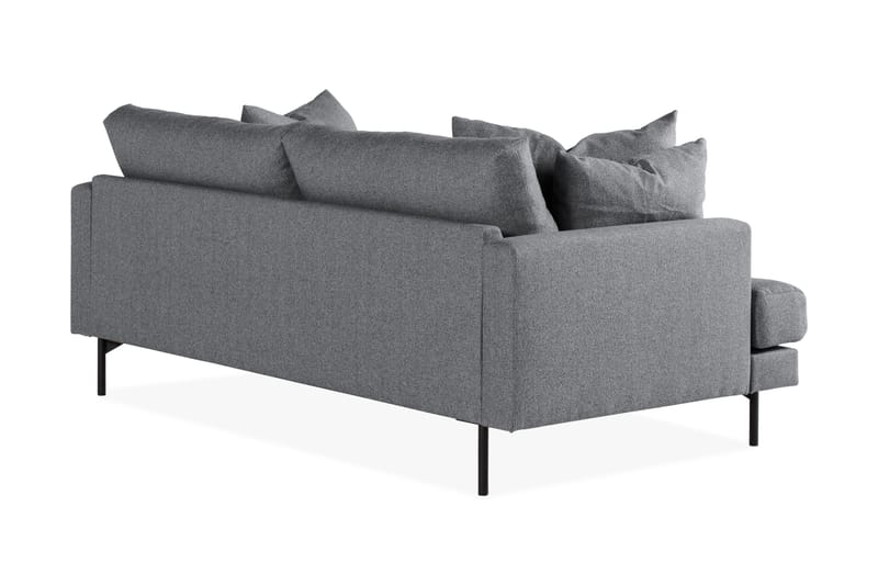 Menard 3-sits Djup Tygsoffa - Mörkgrå - Products - Möbler - Soffa - 3 sits soffa