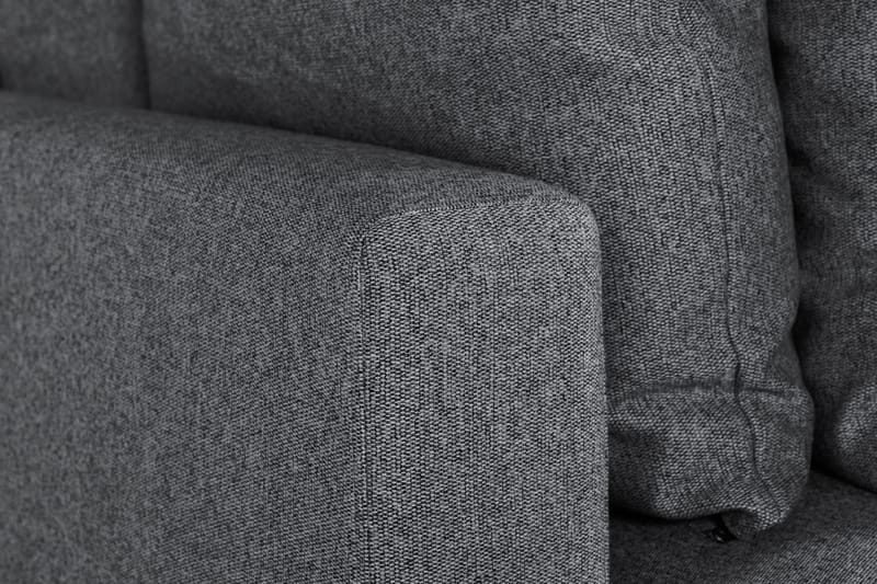 Menard 3-sits Djup Tygsoffa - Mörkgrå - Products - Möbler - Soffa - 3 sits soffa