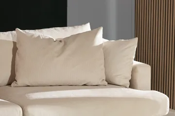 Menard 4-sits Djup Manchestersoffa - Beige - Products - Möbler - Soffa - 4 sits soffa
