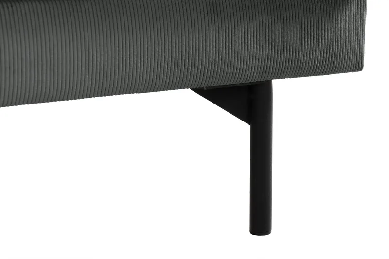 Menard 4-sits Djup Manchestersoffa - Grå - Products - Möbler - Soffa - 4 sits soffa
