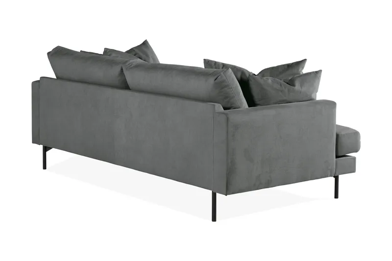 Menard 4-sits Djup Manchestersoffa - Grå - Products - Möbler - Soffa - 4 sits soffa