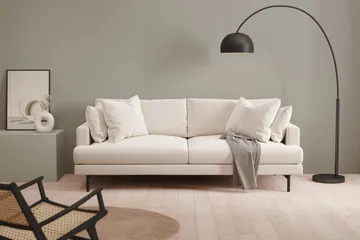Menard 4-sits Djup Sammetssoffa - Krämvit - Products - Möbler - Soffa - Sammetssoffa