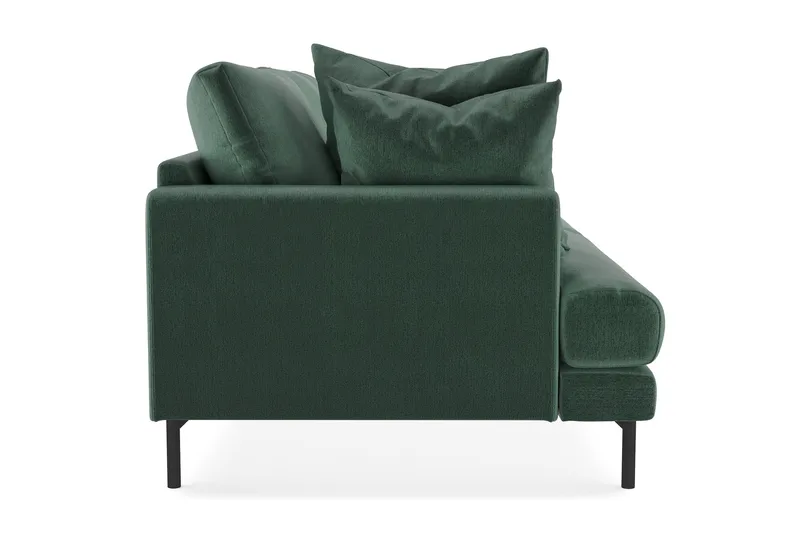 Menard 4-sits Djup Sammetssoffa - Mörkgrön - Products - Möbler - Soffa - Sammetssoffa