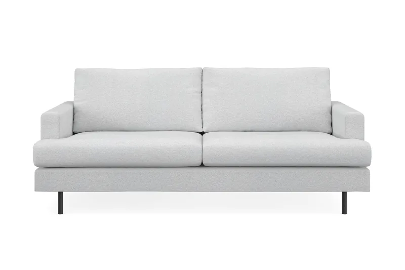 Menard Compact 3-sits Tygsoffa, Ljusgrå