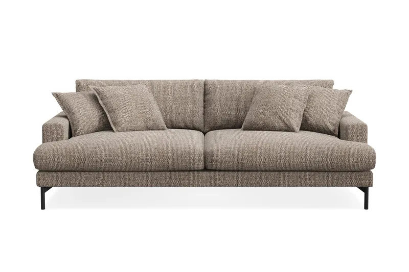Menard Premium 4-sits Djup Soffa i Chenille, Brun