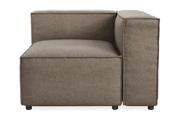 Cubo 1-sits Högermodul i Tyg 108 cm bred - Grå - Products - Möbler - Soffa - Modulsoffa - Övriga moduler till modulsoffa