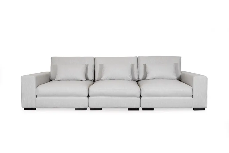Dubai 3-sits soffa Extra Djup - Beige - Products - Möbler - Soffa - Modulsoffa - Komplett modulsoffa