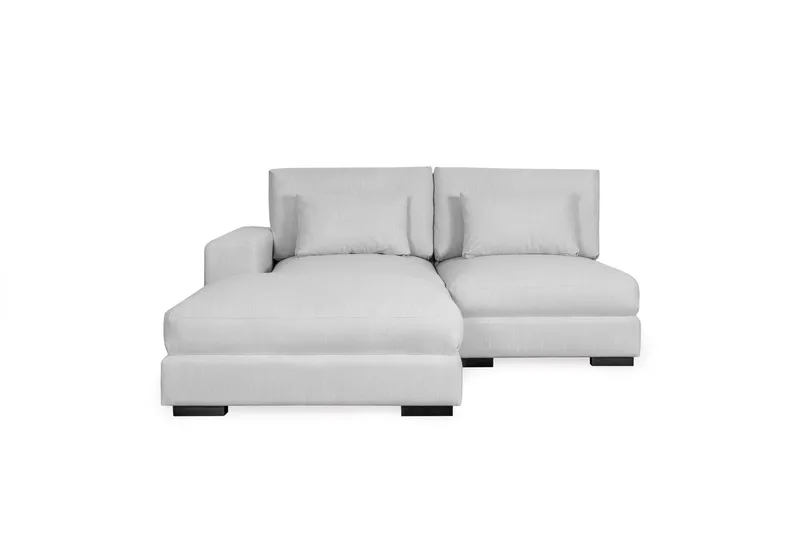 Dubai Divansoffa Vänster Extra Djup - Ljusgrå - Products - Möbler - Soffa - Modulsoffa - Komplett modulsoffa