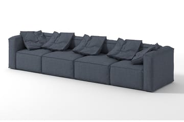 Oceanis Hörnmodul/armstödsmodul höger - Mörkgrå - Products - Möbler - Soffa - Modulsoffa - Hörnmodul
