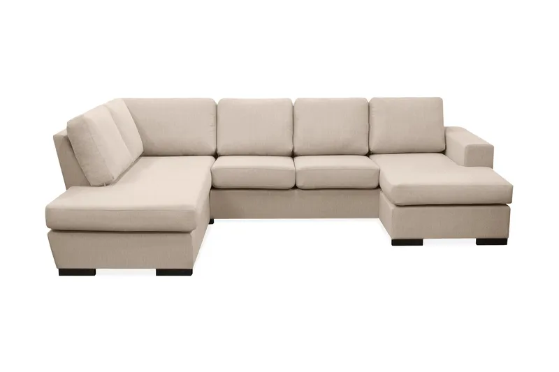 Nebraska U-soffa med Divan Höger, Beige