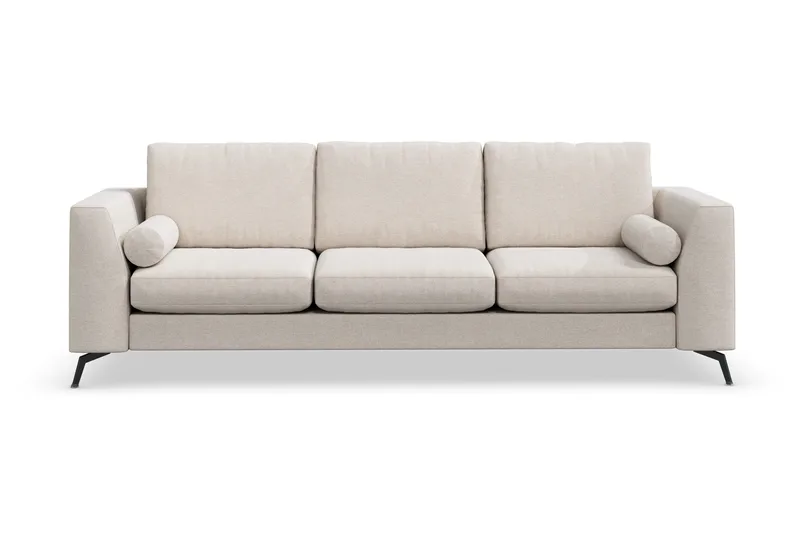 Ocean Lyx 3-sits Tygsoffa, Beige