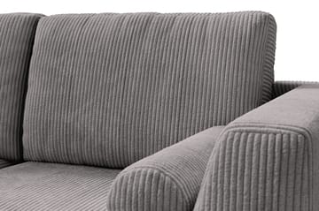 Ocean Lyx 6-sits Vänstervänd U-formad Soffa med Divan och Schäslong + Fotpall i Manchester - Mörkgrå - Products - Möbler - Soffa - U-soffa