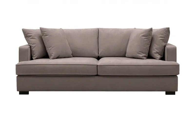 Rossita 3-sits Djup Tygsoffa, Brun