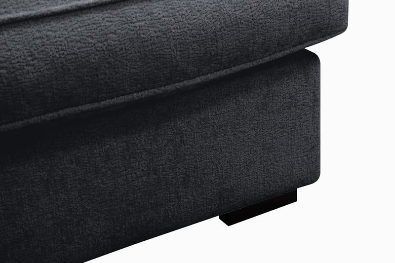 Rossita Lyx 2,5-sits Extra djup Soffa i Chenille - Svart - Products - Möbler - Soffa - 3 sits soffa