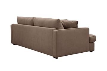Rossita Lyx 2,5-sits Extra djup Soffa i Tyg - Mörkbrun - Products - Möbler - Soffa - 3 sits soffa