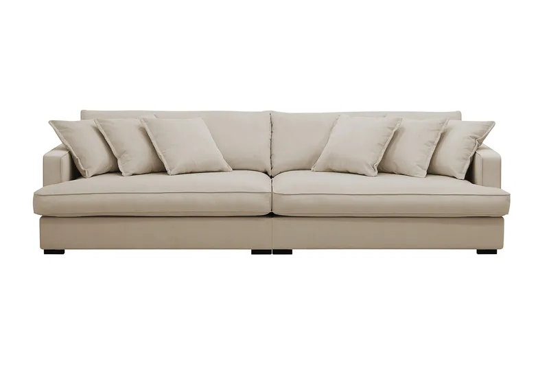 Rossita Lyx 3,5-sits Extra djup Soffa i Manchester - Greige - Products - Möbler - Soffa - 4 sits soffa