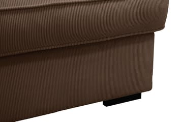 Rossita Lyx 5-sits Högervänd U-formad Extra djup Soffa med Divan och Schäslong i Manchester - Mörkbrun - Products - Möbler - Soffa - U-soffa