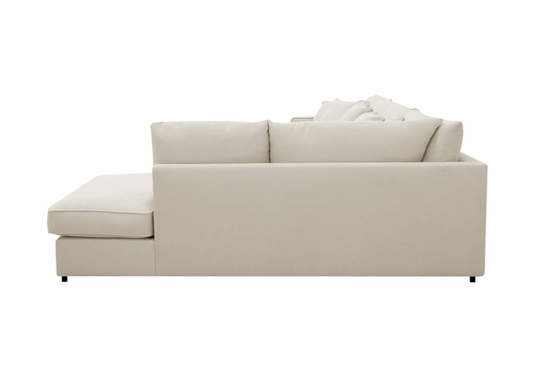 Rossita Lyx 5-sits Högervänd U-formad Extra djup Soffa med Divan och Schäslong i Tyg - Beige - Products - Möbler - Soffa - U-soffa