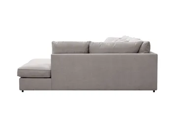 Rossita Lyx 5-sits Vänstervänd U-formad Extra djup Soffa med Divan och Schäslong i Chenille - Grå/Brun - Products - Möbler - Soffa - U-soffa