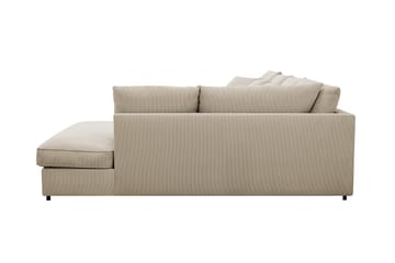Rossita Lyx 5-sits Vänstervänd U-formad Extra djup Soffa med Divan och Schäslong i Manchester - Kräm - Products - Möbler - Soffa - U-soffa