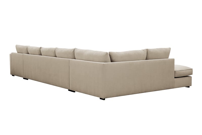 Rossita Lyx 6-sits Högervänd U-formad Extra djup Soffa med Divan och Schäslong i Manchester - Kräm - Products - Möbler - Soffa - U-soffa