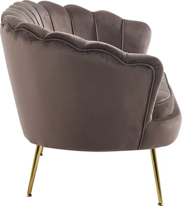 Soffa i brun sammet - Kingsley - Brun - Products - Möbler - Soffa - Sammetssoffa