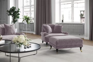 Andrew Soffgrupp 2+1 Sammet - Lila - Products - Möbler - Soffa - Soffgrupp - Howard soffgrupp